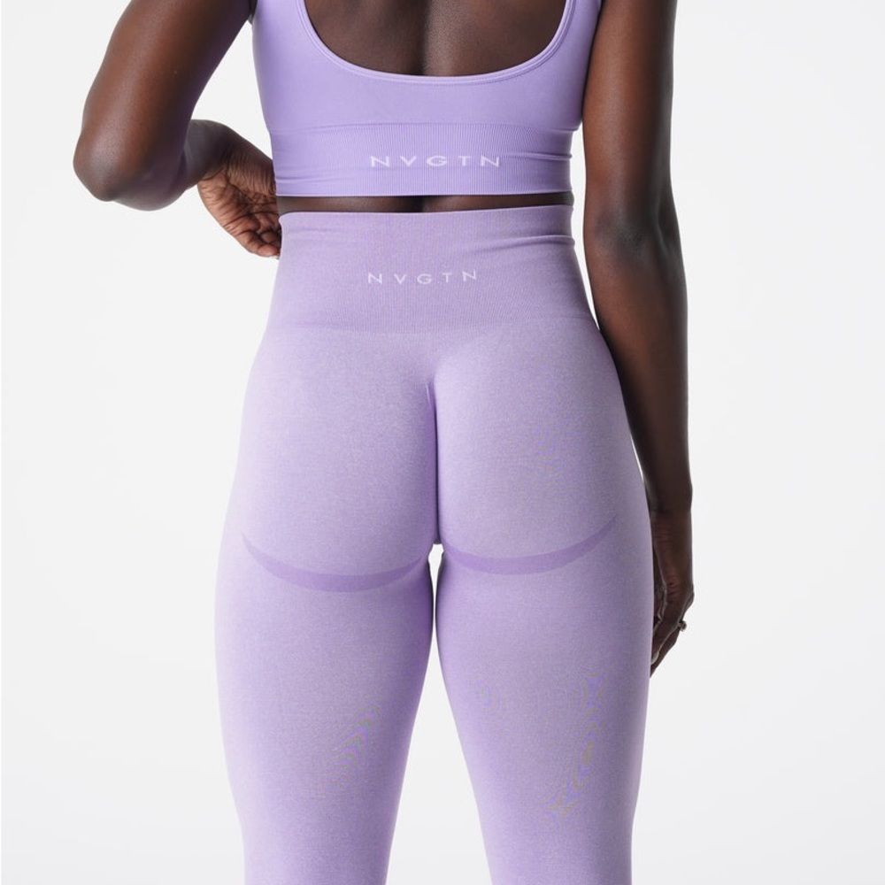 NVGTN Curve Seamless Leggings – Lilac – Medium